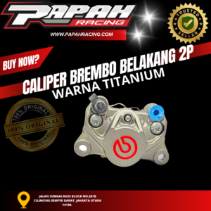 KALIPER BREMBO 2P WARNA TITANIUM