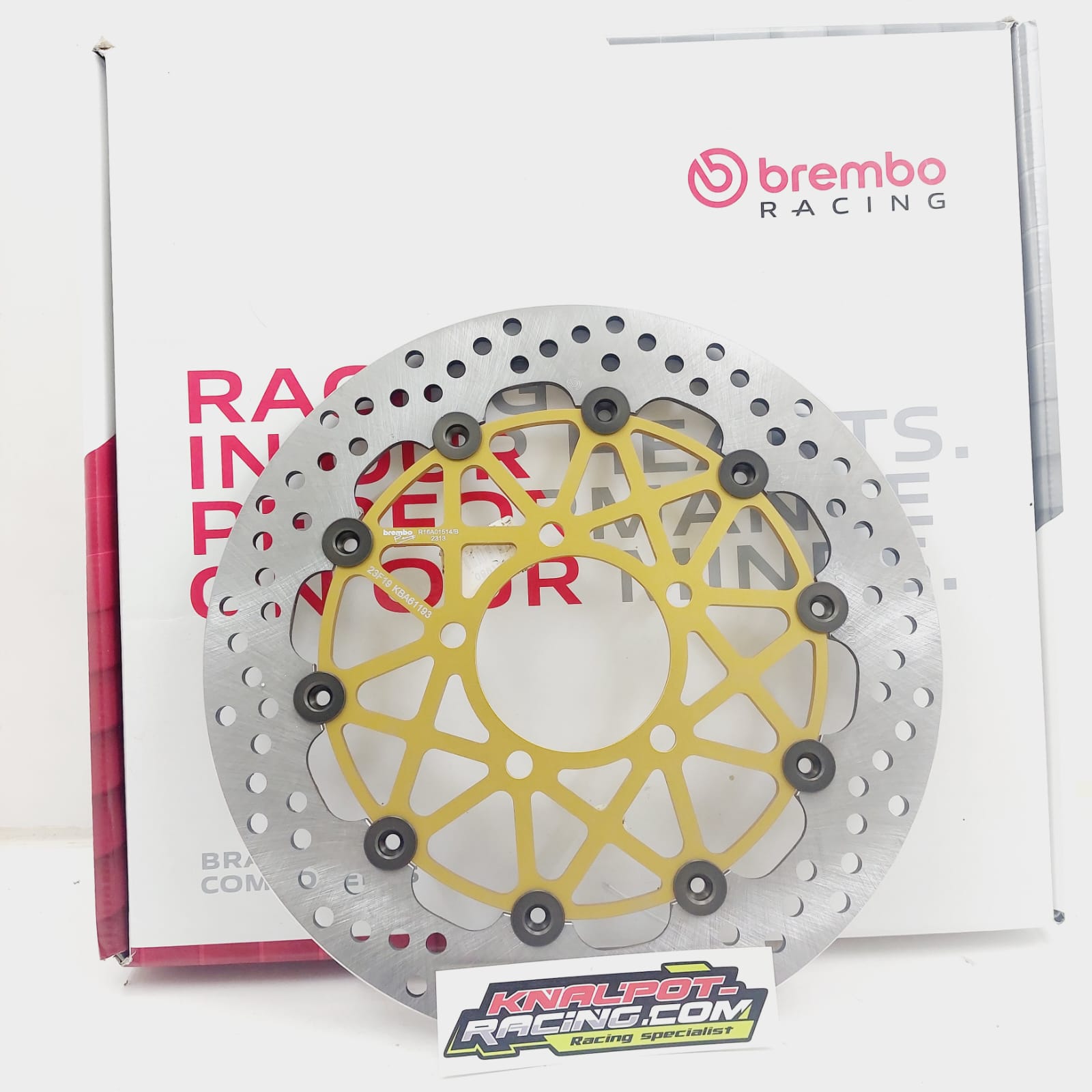 DISC PIRINGAN CAKRAM BREMBO 300MM GOLD MADE IN ITALY - Gambar 4