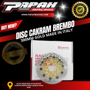 DISC PIRINGAN CAKRAM BREMBO 300MM GOLD MADE IN ITALY