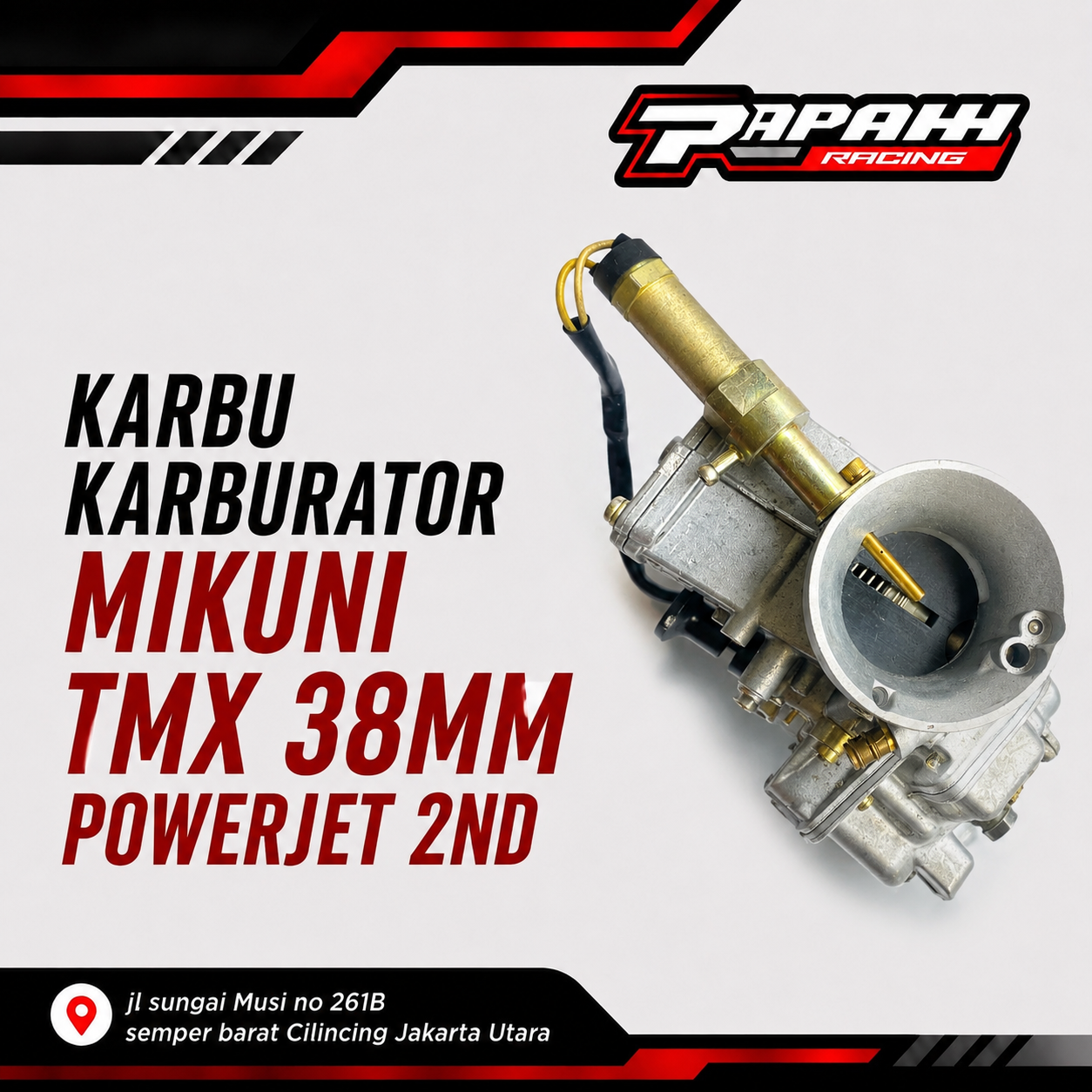 KARBU KARBURATOR MIKUNI TMX 38MM POWERJET 2ND