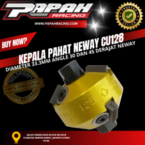 KEPALA PAHAT NEWAY CU128 DIAMETER 33.3MM ANGLE 30 DAN 45 DERAJAT NEWAY