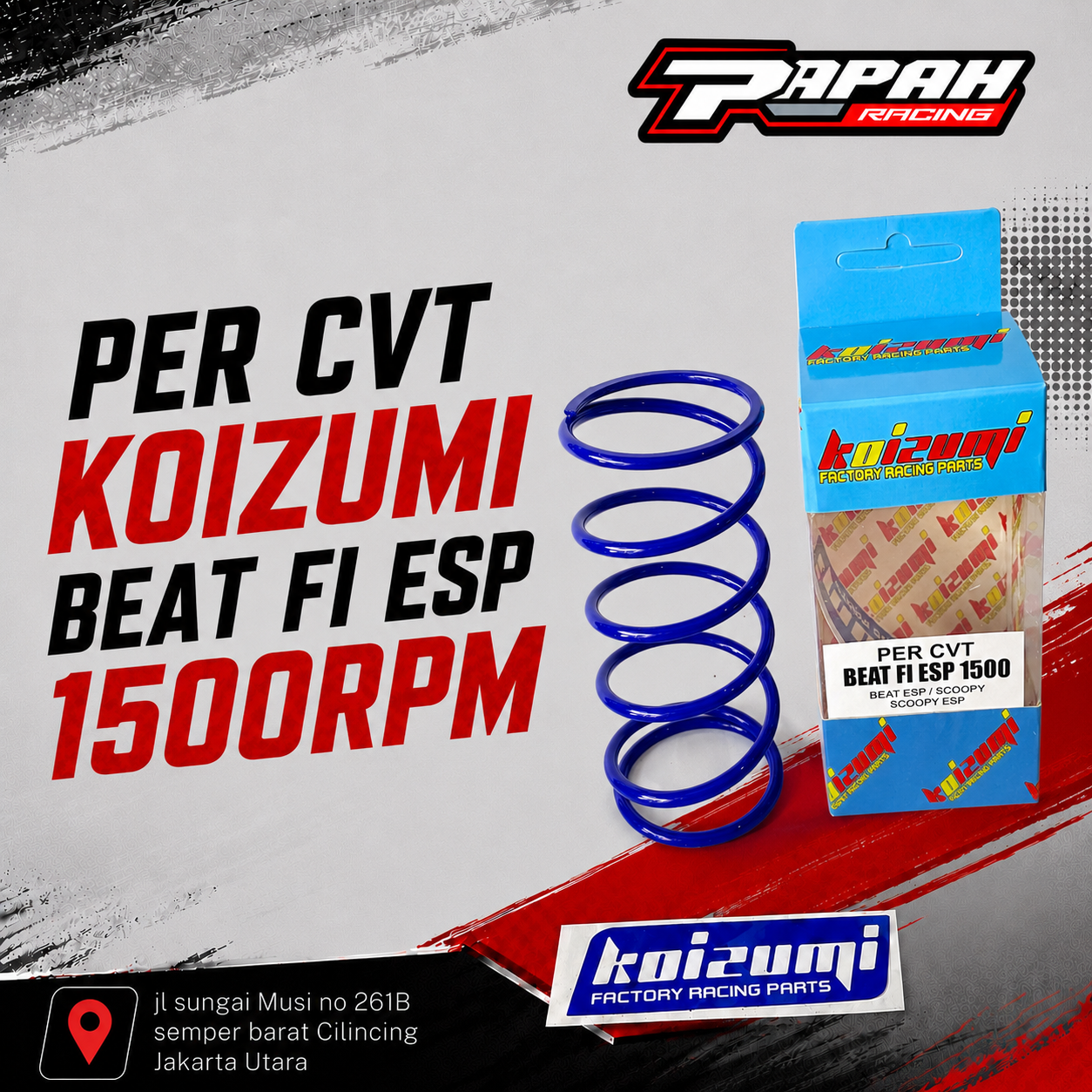 PER CVT KOIZUMI BEAT FI ESP 1500RPM