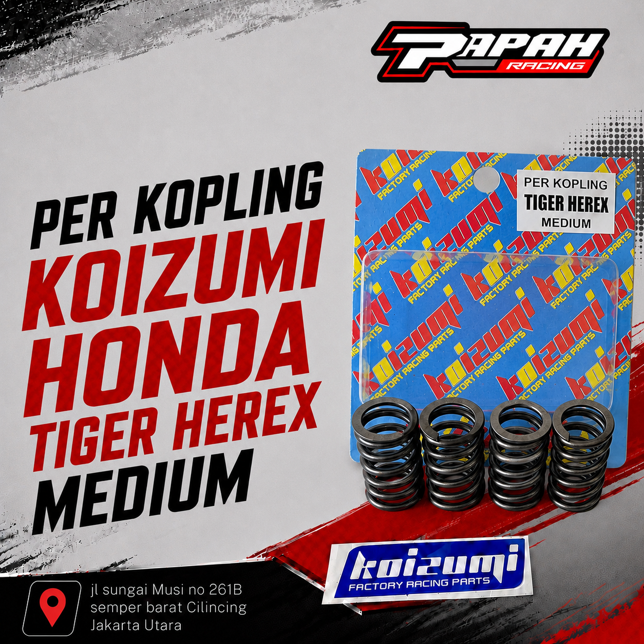 PER KOPLING KOIZUMI HONDA TIGER HEREX MEDIUM