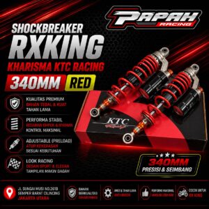 SHOCKBREAKER RXKING KHARISMA KTC RACING 340MM RED