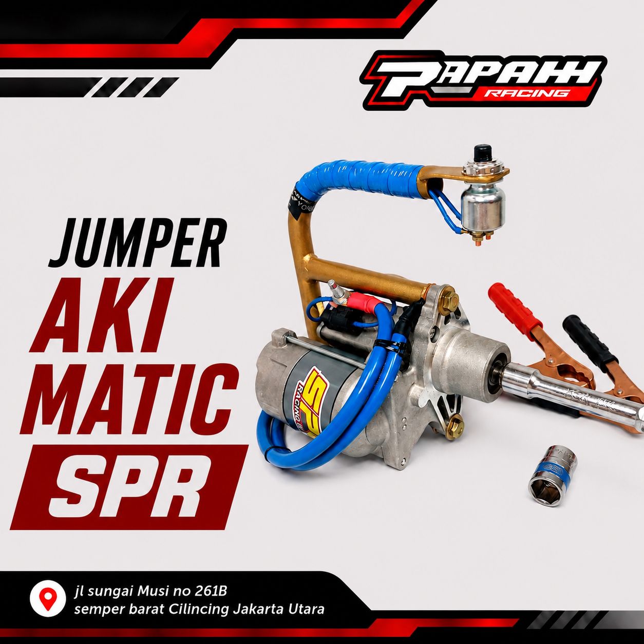 JUMPER STATER MATIC AKI UP 200CC SPR RACING