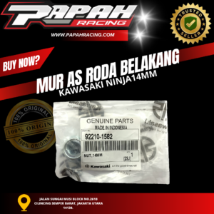 MUR AS RODA BELAKANG KAWASAKI NINJA 14MM