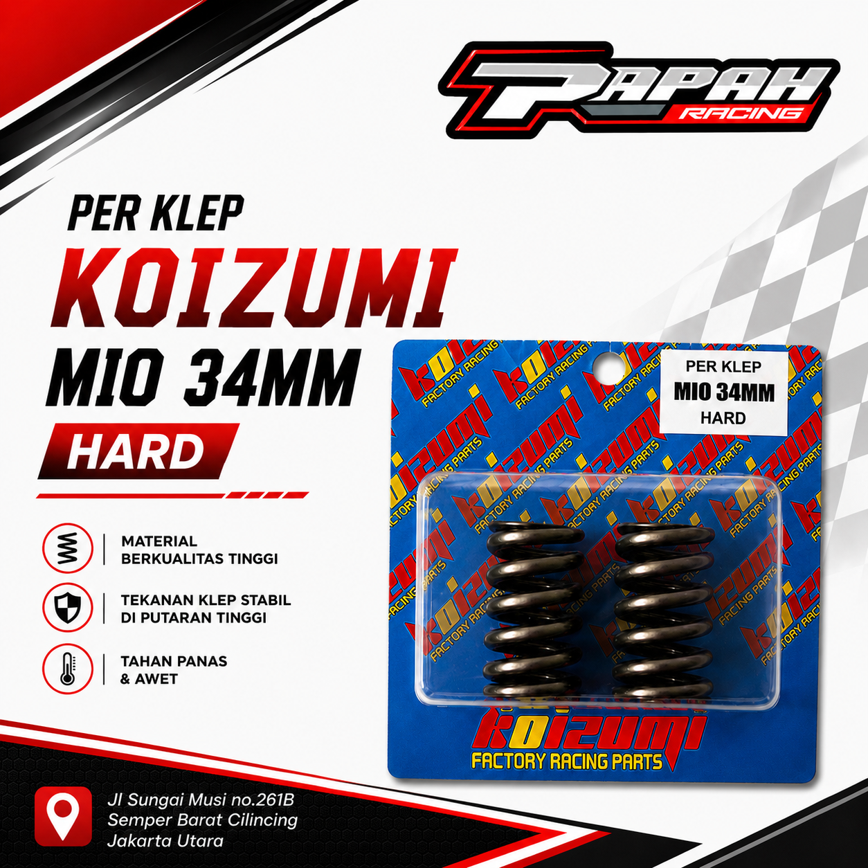 PER KLEP KOIZUMI MIO 34MM HARD