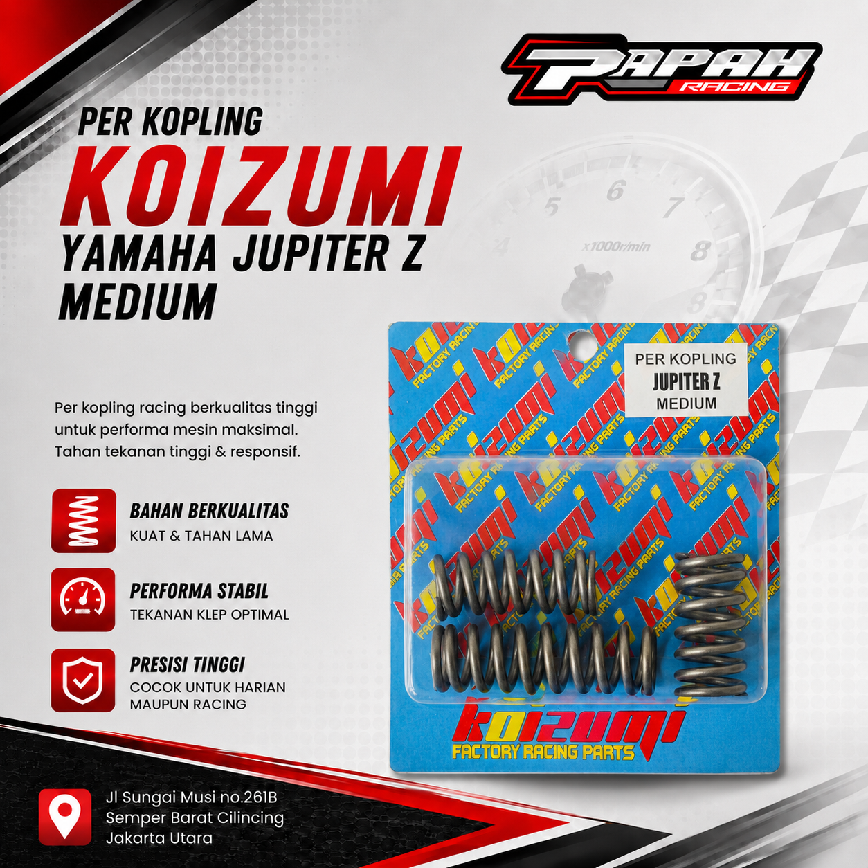 PER KOPLING KOIZUMI YAMAHA JUPITER Z MEDIUM