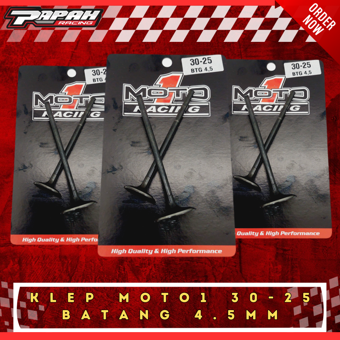 KLEP MOTO1 30-25 BATANG 4.5MM
