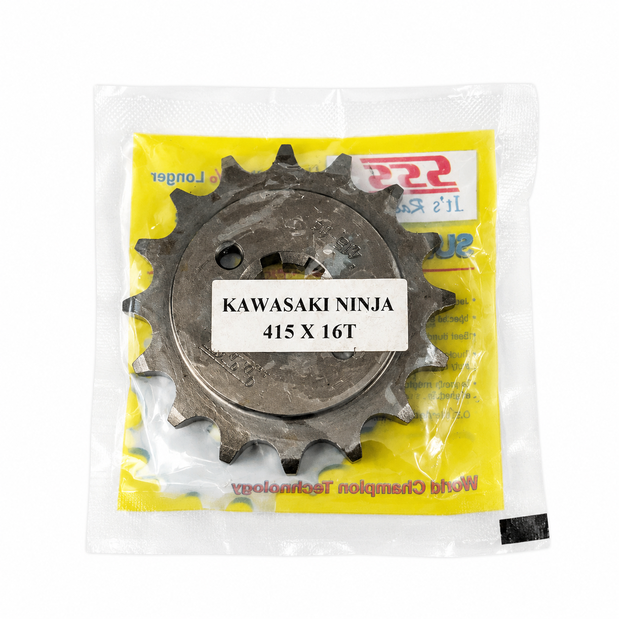 GEAR DEPAN SSS NINJA 415-16T HITAM - Gambar 5