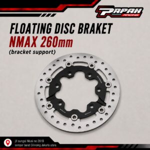 Floating Disc Braket Nmax 260mm (bracket support)