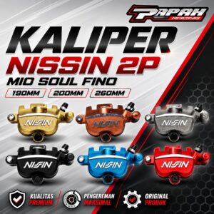 KALIPER NISSIN 2P MIO SOUL FINO 190MM 200MM 260MM