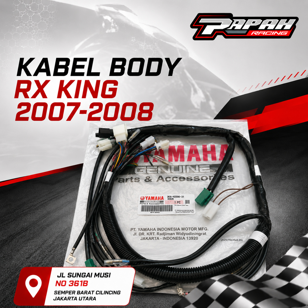 Kabel Body Rx King 2007-2008 YAMAHA