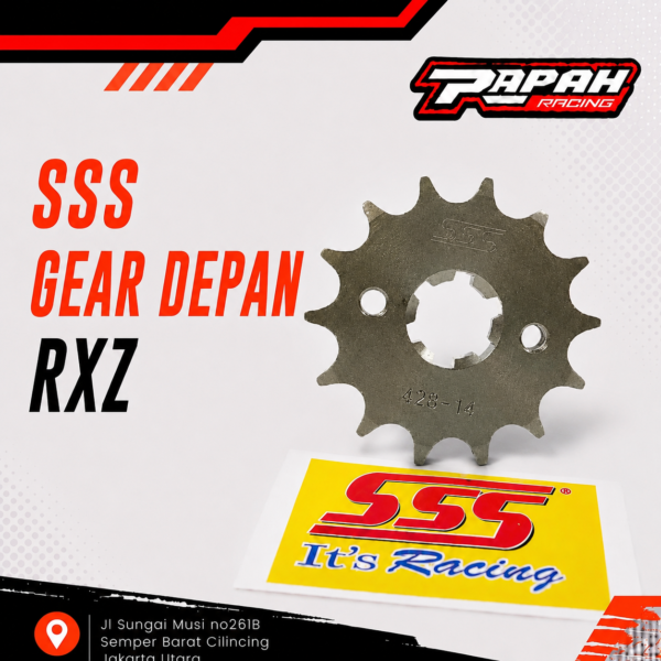 GEAR DEPAN SSS RXZ 415 12 13 14 15 16 17