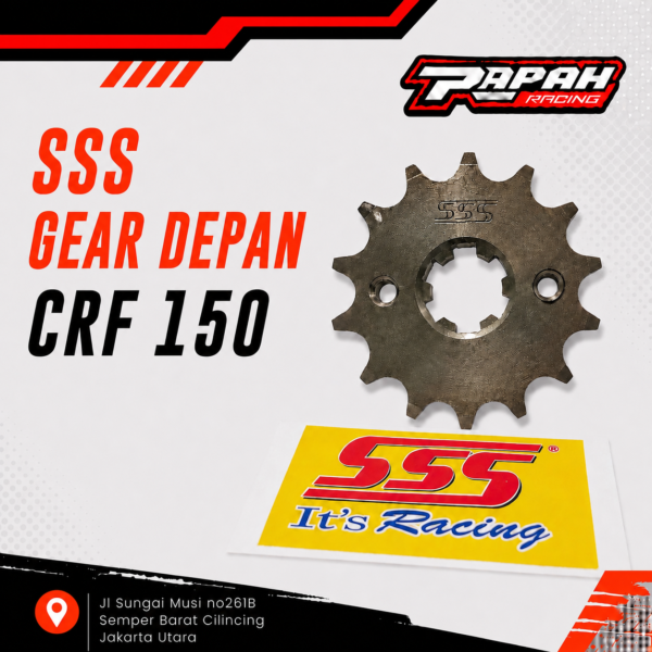 GEAR DEPAN SSS HONDA CRF150 415 11T 12T 13T 14T 15T 16T 17T