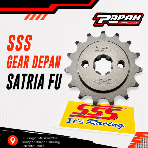 GEAR DEPAN SSS SATRIA FU 415 11T 12T 13T 14T 15T 16T 17T