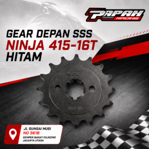 GEAR DEPAN SSS NINJA 415-16T HITAM