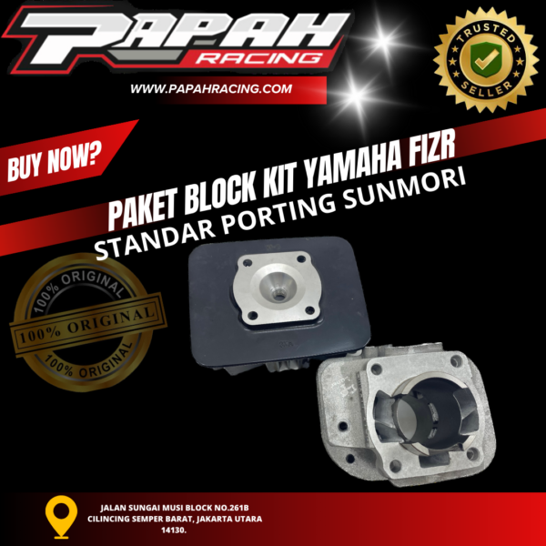 PAKET BLOCK KIT YAMAHA FIZR STANDAR PORTING SUNMORI