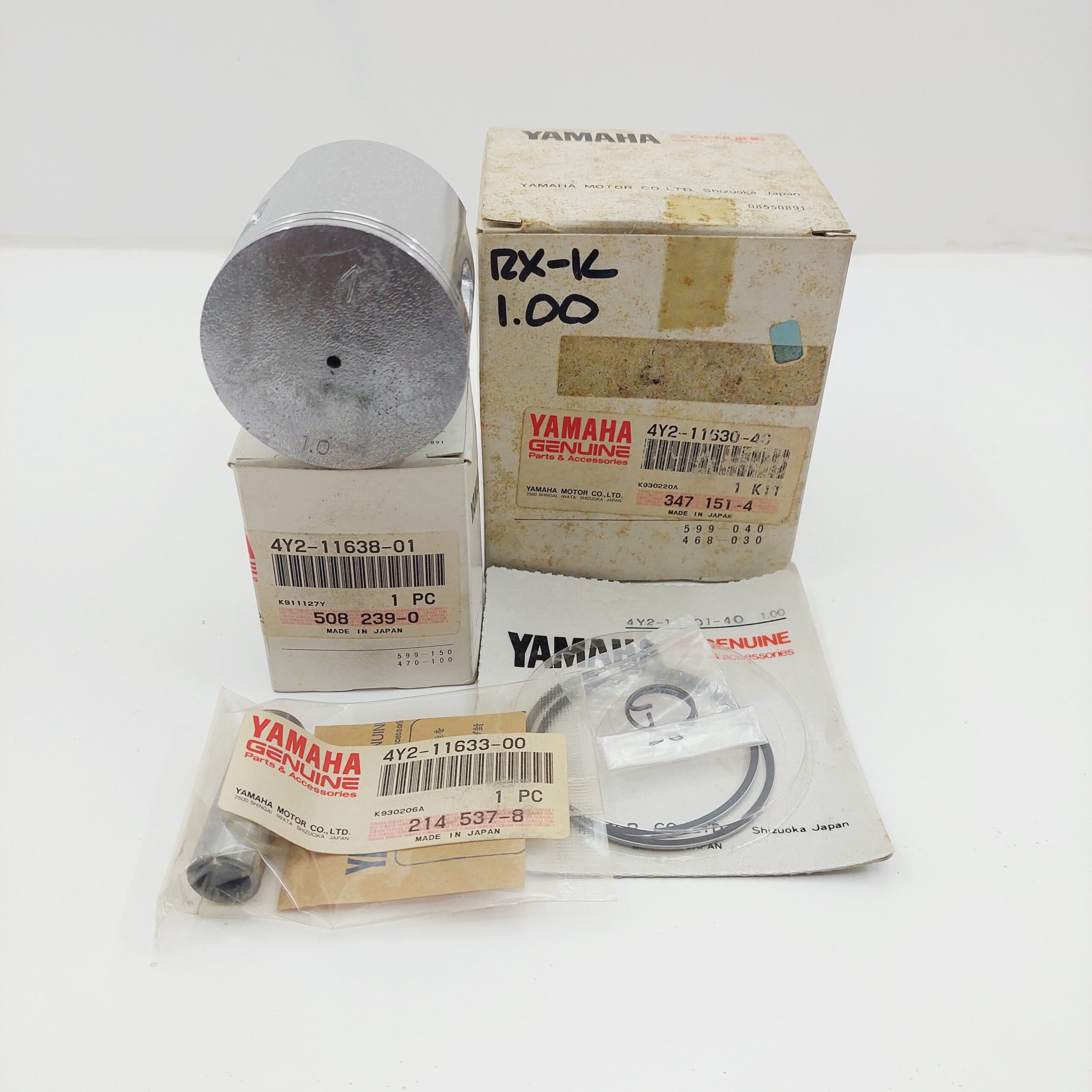 PISTONKIT RXKING (PISTON RING KLIP PEN) JAPAN 4Y2 OS100 - Gambar 2