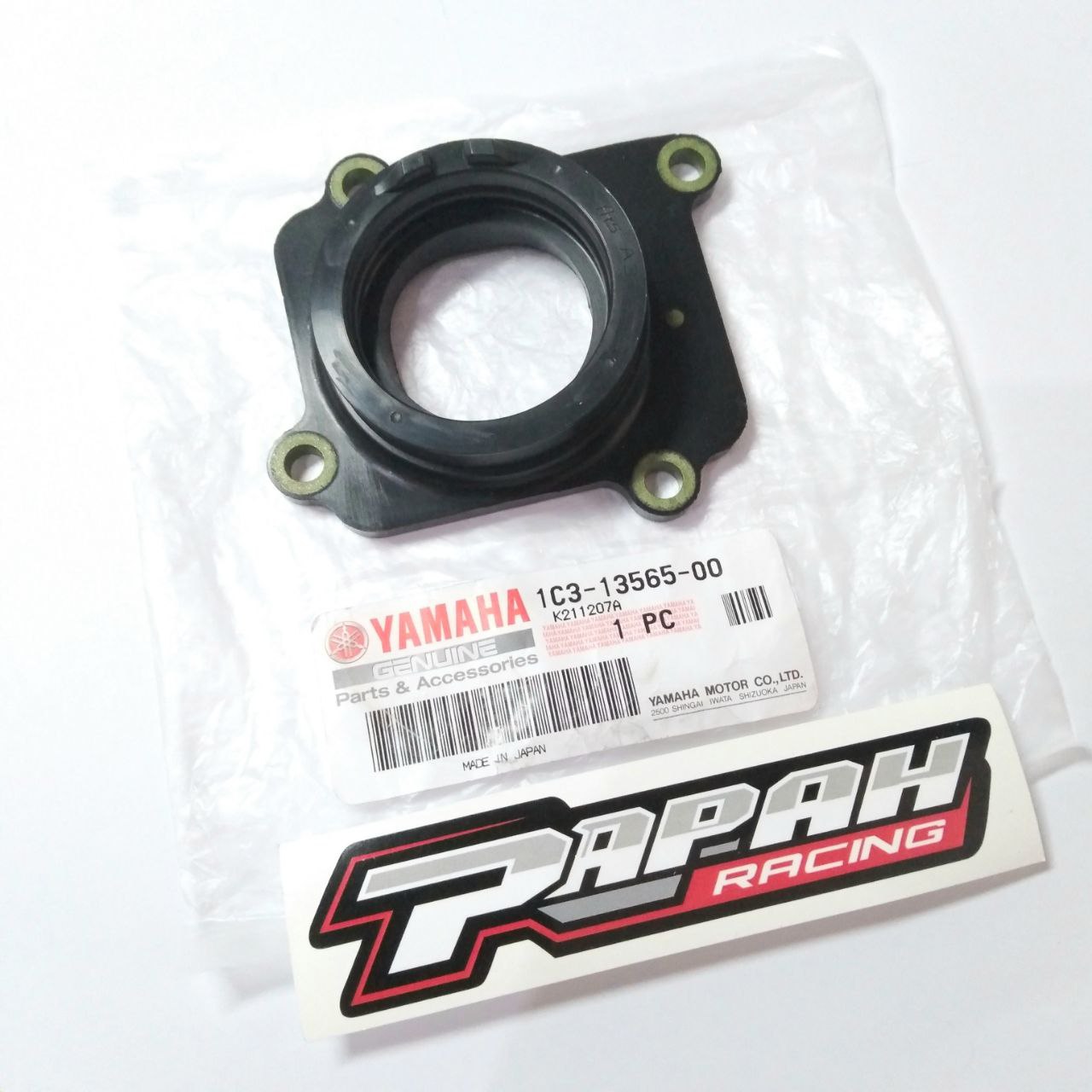 KARET INTAKE YAMAHA YZ125 KODE 1C3 - Gambar 2