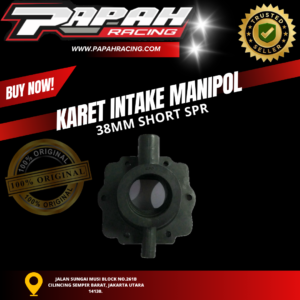 KARET INTAKE MANIPOL NINJA 34 38 MM SHORT SPR (PENDEK)