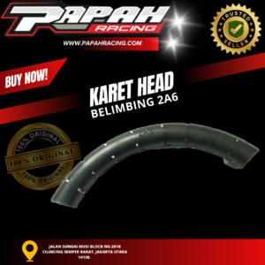 KARET PEREDAM HEAD BELIMBING KODE 2A6 DT125 SPR RACING
