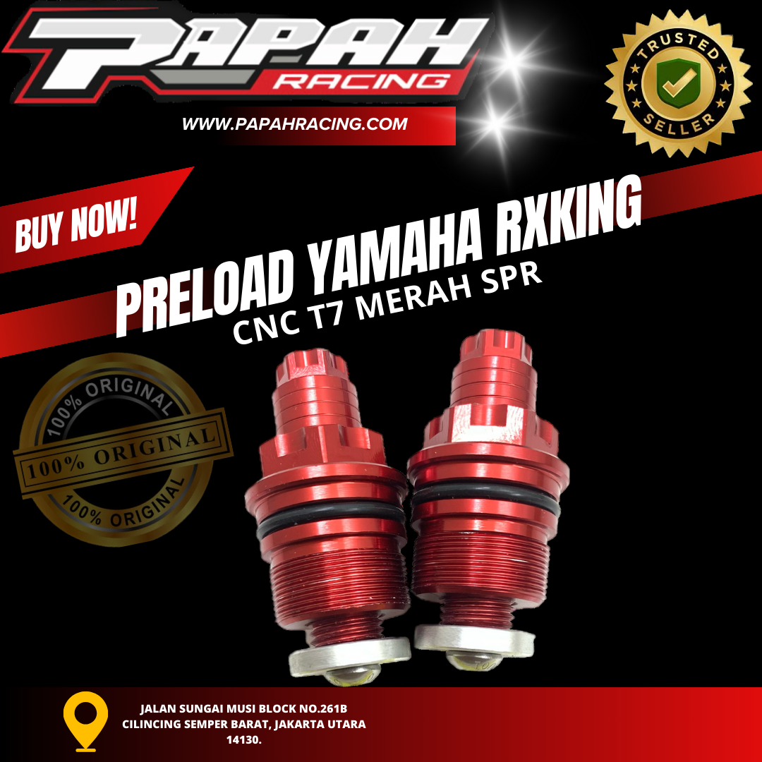 PRELOAD YAMAHA RX KING CNC T7 SPR RACING - Gambar 3