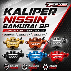 KALIPER NISSIN  SAMURAI 2P JUPITER FIZR VEGA MX135 220MM 260MM 300MM