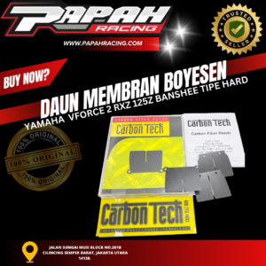 DAUN-MEMBRAN-BOYESEN-CARBON-TECH-VFORCE-2-RXZ-125Z-BANSHEE-TIPE-HARD