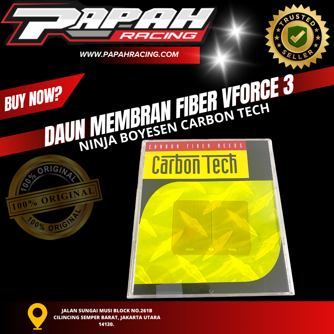 DAUN-MEMBRAN-FIBER-VFORCE-3-NINJA-BOYESEN-CARBON-TECH-