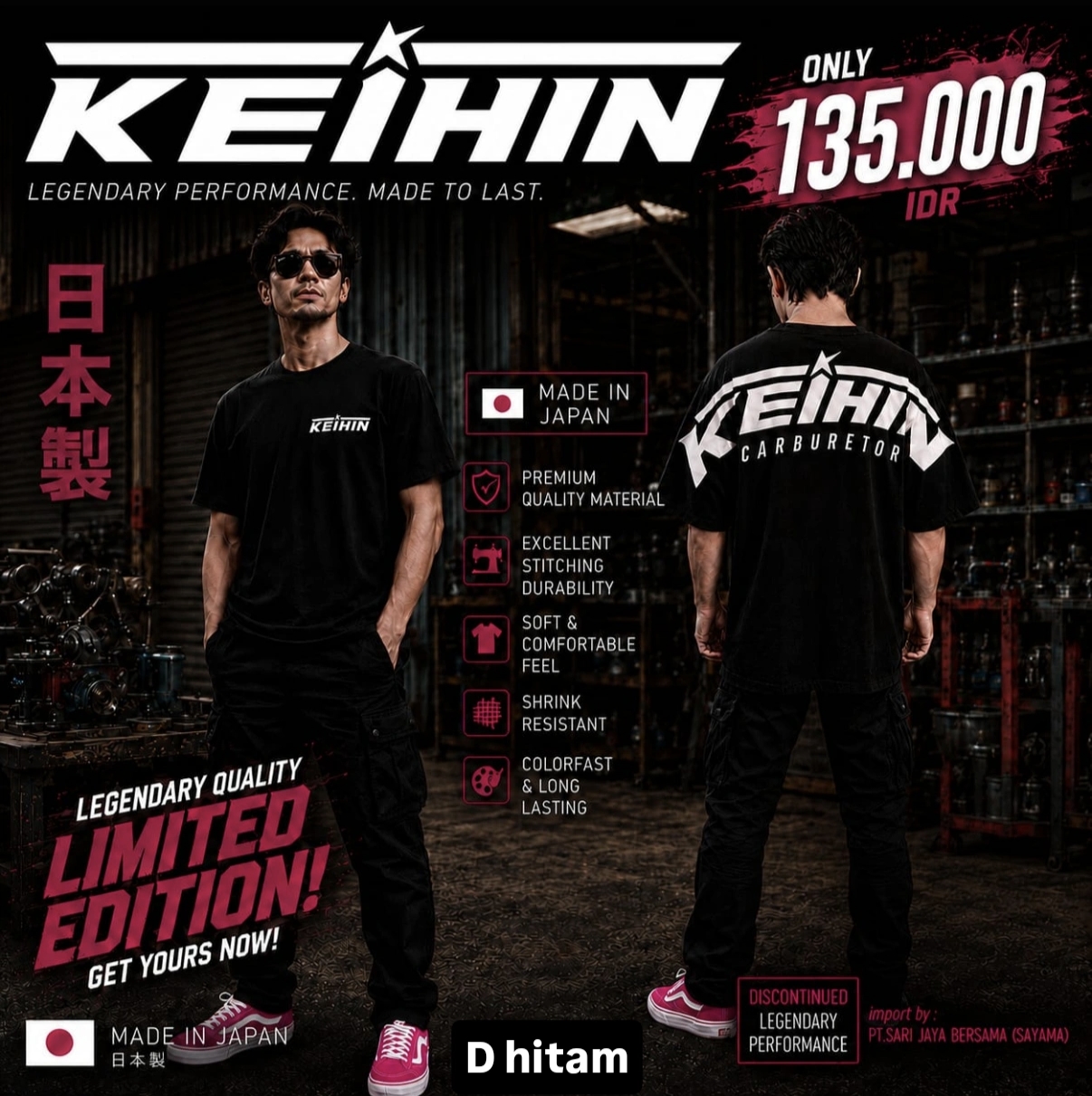 KAOS KEIHIN ORIGINAL - Gambar 8