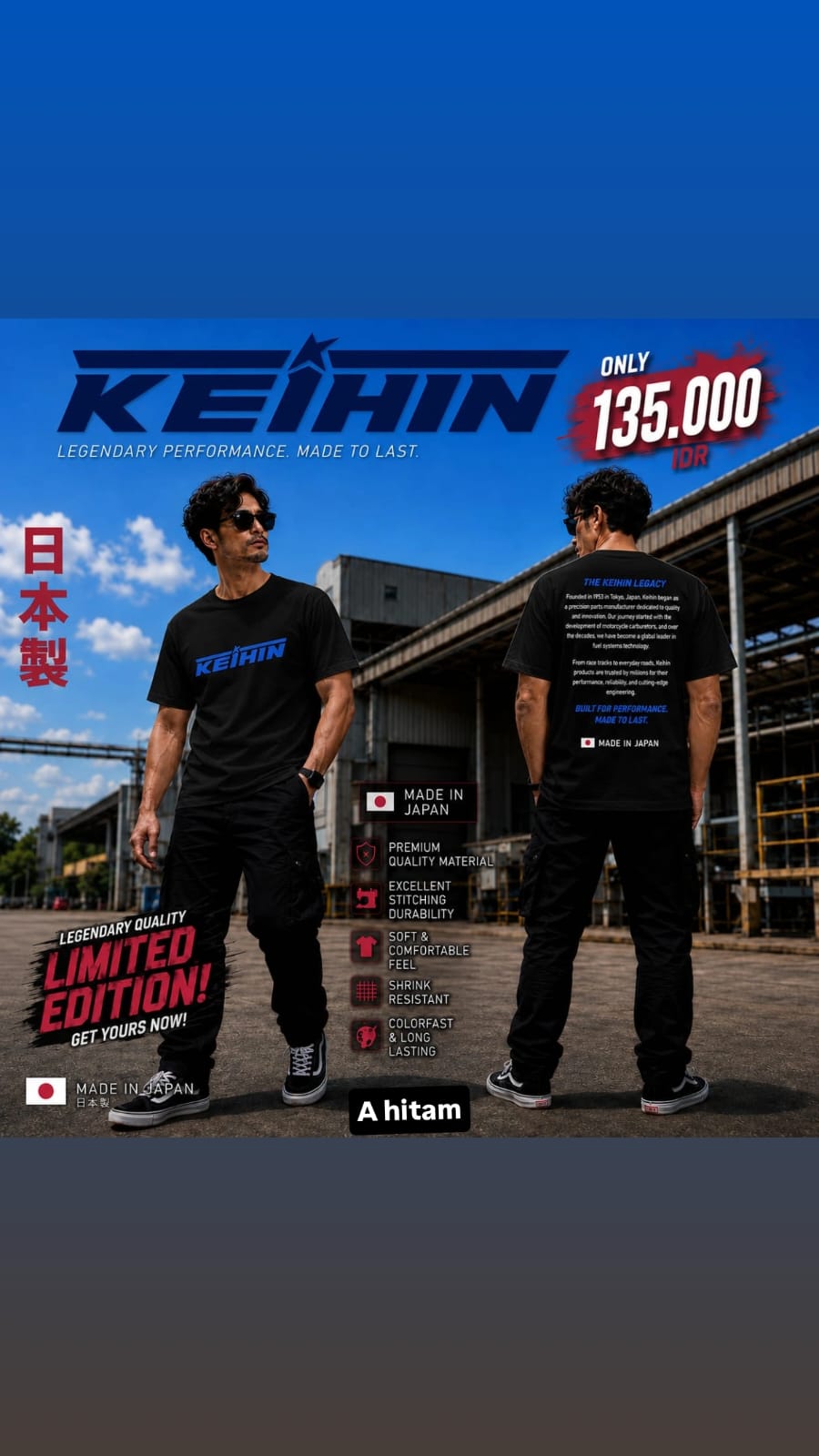 KAOS KEIHIN ORIGINAL - Gambar 2