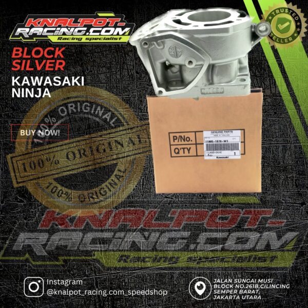 BLOK KAWASAKI ZX SILVER