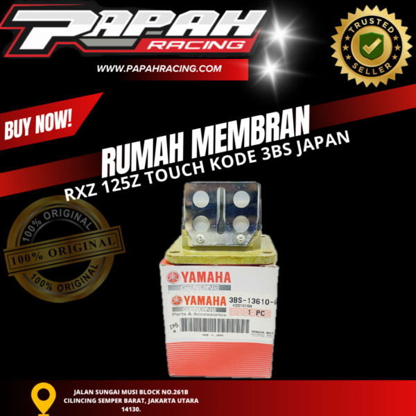 RUMAH MEMBRAN RXZ 125Z TOUCH KODE 3BS JAPAN