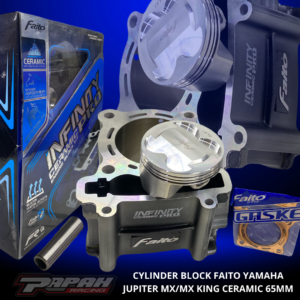 CYLINDER BLOCK BLOK FAITO YAMAHA JUPITER MX DAN MXKING CERAMIC 65MM