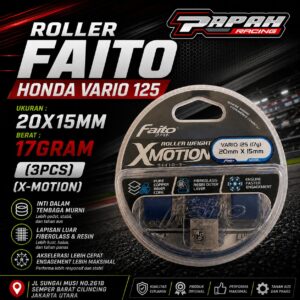 ROLLER FAITO HONDA VARIO 125 20X15MM 17GRAM (3PCS) (X-MOTION)