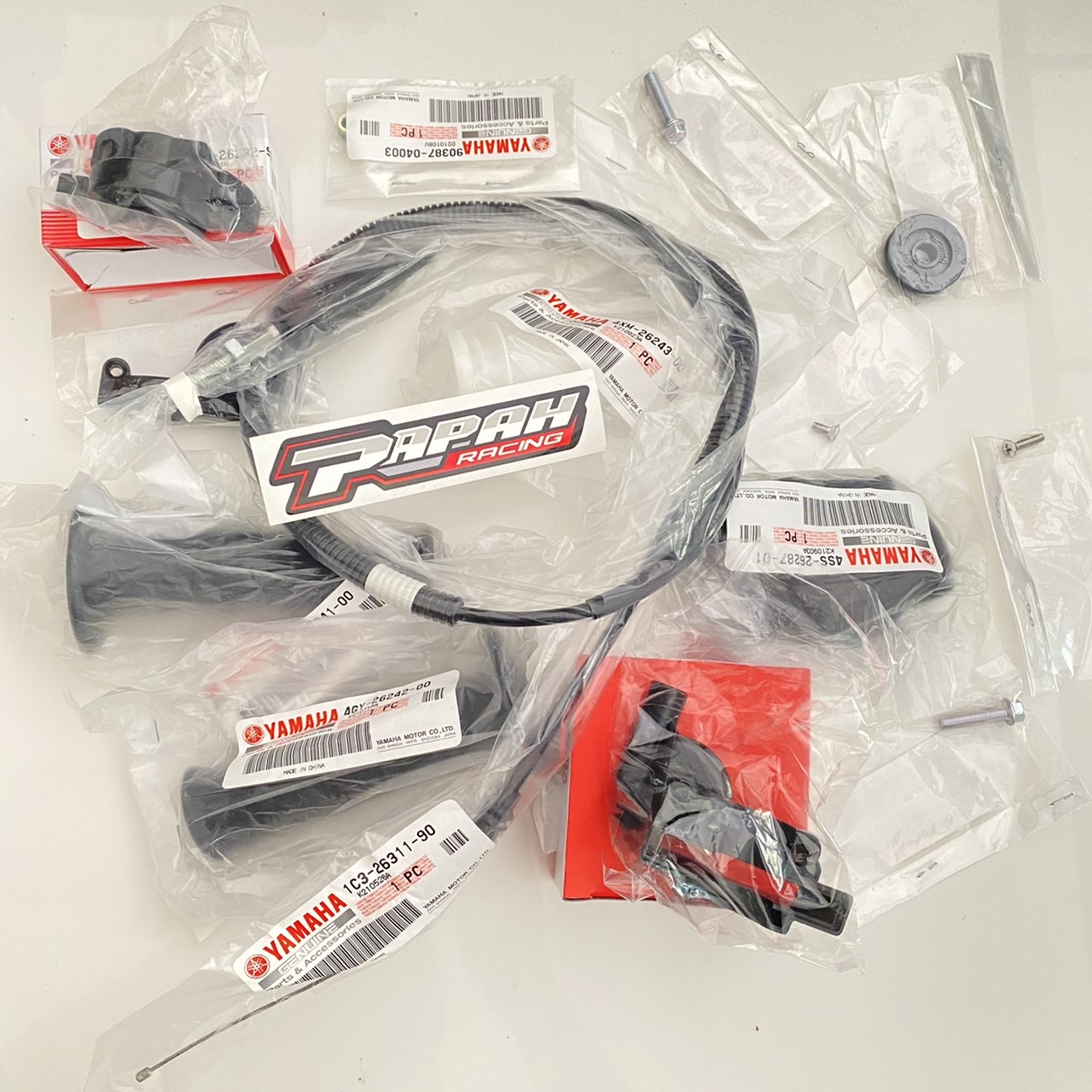 GAS KONTAN YAMAHA YZ125 LENGKAP GRIP - Gambar 2